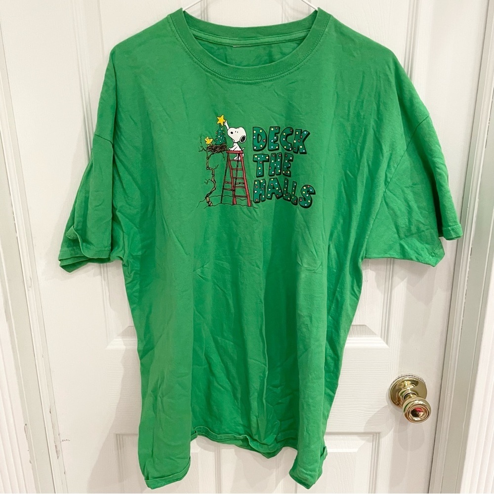 Vintage PEANUTS Snoopy Holiday T-shirt XL